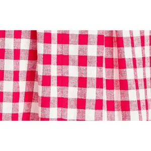 💕WAYF x Styled Coco!💕 Gracie Gingham Linen-Blend Midi Dress Red Gingham XL NWT thumbnail 11