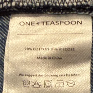 One Teaspoon‎ bandits boyfriend Blue Boyfriend Jeans 28 thumbnail 7