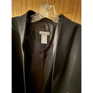 Investments Womens Size 16 Black 3 Button Front Pockets Blazer Suit Jacket Coat thumbnail 3