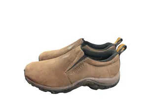Merrell Jungle Moc Nubuck Brown Slip On Comfort Shoes Womens Size 8 thumbnail 2