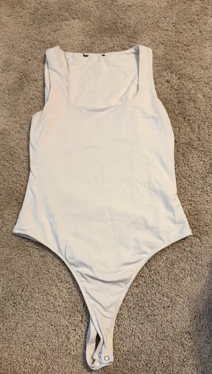 H&M White Bodysuit thumbnail 1