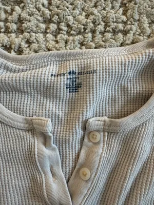 Brandy Melville Waffle Knit Long Sleeve thumbnail 3