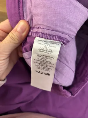 Urban Outfitters Wide Leg Cotton Chino Pant Purple Women’s thumbnail 4