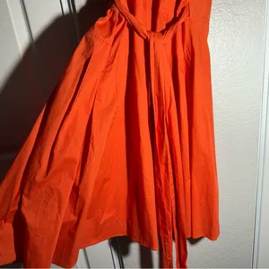 Ashley Stewart • Wrap Midi Dress • Orange • Size 18 • 97% Cotton • Plus size thumbnail 11