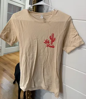 Pink Lily Let’s Fiesta Cream Graphic Tee thumbnail 1