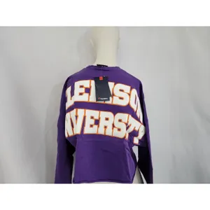 Womens Clemson Tigers Laurels Crop‎ Long Sleeve T-Shirt Spirit Jersey Sz SMALL thumbnail 13