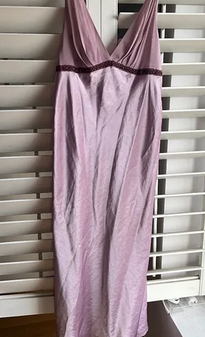 Oscar De La RENTA pink label lavander dress M thumbnail 1