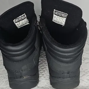 Labo Waterproof Snow Winter Black lace up Boots Sz 6 thumbnail 5