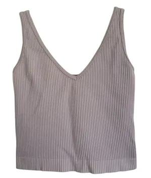 Free People Intimately Ribbed Tank Top‎ in Purple thumbnail 1