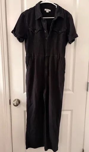 Good American denim jumpsuit thumbnail 1