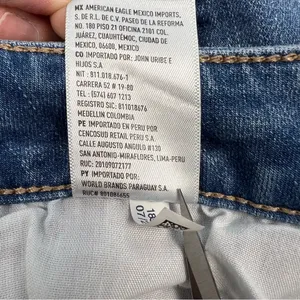 American Eagle Distressed Skinny Jeans, Size: 4 Regular thumbnail 10