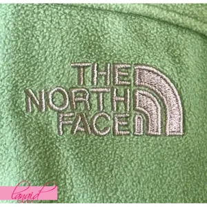 The North Face TKA 100 Full Zip Fleece Jacket Lime Green Fuzzy Teddy Warm Coat thumbnail 3