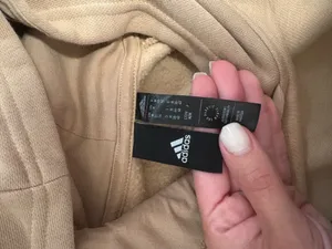 Adidas All SZN Yellow Fleece Boyfriend Hoodie thumbnail 4