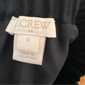 J. Crew Factory Women's Size 6 Sidewalk Skirt Black Wool Blend Pockets 95435‎ thumbnail 11