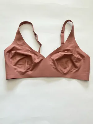 Bombas No Show Plunge Bralette Coco Plum Size Women’s Large thumbnail 2