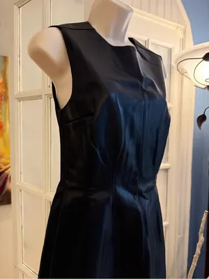 ✨NWT Abercrombie & Fitch Sleeveless Faux Leather Mini Dress XS✨ thumbnail 2