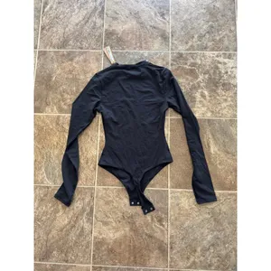 Skims Fits Everybody Long Sleeve Crewneck Bodysuit Onyx Size XS thumbnail 10