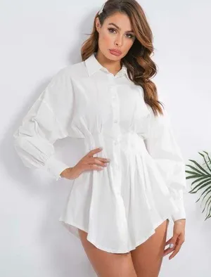 SheIn White Blouse thumbnail 1