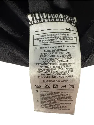 Adidas Originals Womens L 3 Stripes Cropped Long Sleeve Tee Black Blokecore thumbnail 9