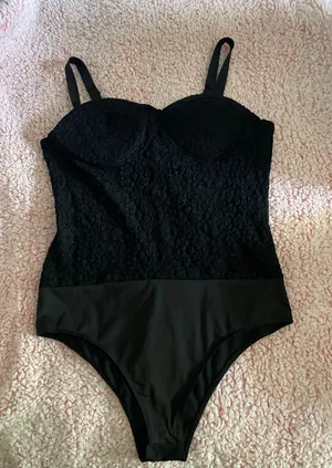 White Birch Black Bodysuit thumbnail 1