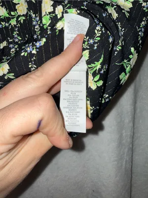 NWT Aerie size xl black floral swimsuit top thumbnail 3