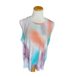 NWT Womens Choies Tie Dye Watercolor Sleeveless Tank Top - Sz XL thumbnail 3