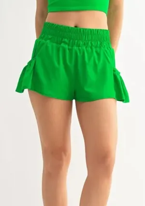 ✨NWT MONO B Smocked High Waist Shorts‎ thumbnail 1