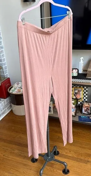 SKIMS loungewear pants mauve women's XL thumbnail 1
