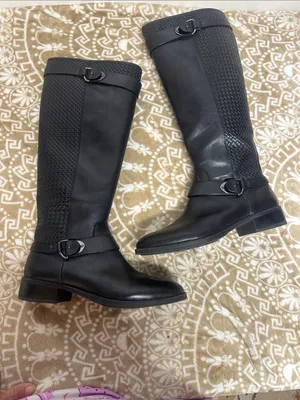 ANTONIO MELANI Black Leather Tall Riding Boots thumbnail 16