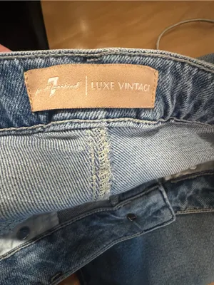 7 For All Mankind The Ultra High Rise Slim Kick Distressed Jeans- 28 thumbnail 7