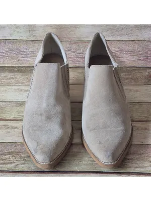 SAM EDELMAN Womens Walton Suede Leather Bootie Boots in Oatmeal Tan Size 6.5 thumbnail 3