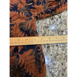 Natural Life Charlotte Boho Dress in Navy/Rust Size Large XL Maxi thumbnail 9