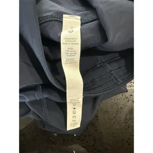 Lululemon Power Thru High Rise Crop 23" Leggings Navy‎ Blue Size 0 thumbnail 4