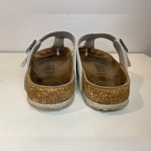Birkenstock Women’s Gizeh Birko-Flor White Sandals Size 5-5.5‎ (36) thumbnail 7