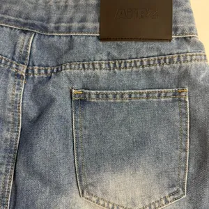 Airz blue denim pleated skirt thumbnail 4