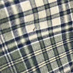 Krazy Kat Flannel Button Up Shirt 100% Cotton Pockets Women‎ Sz S Green Preowned thumbnail 12