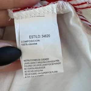 Miss Cocoa Embroidered Tank Top White Red‎ Floral Eyelet Viscose Boho G S READ thumbnail 4