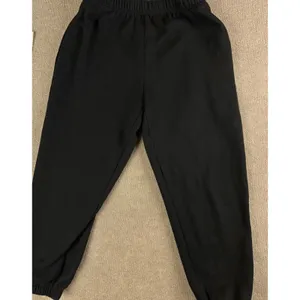 Anrabess Womens Black Fleece Lined Jogger Sweatpants Elastic Waist Size L thumbnail 2