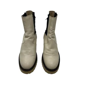 Free People James Chelsea Boots Ankle Leather Bone Cream White Size‎ 39 US 8.5 thumbnail 3