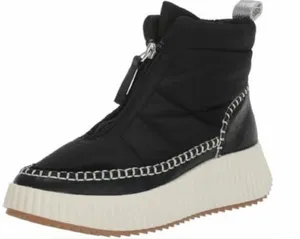 NEW Dolce Vita Devlin Quilted Sneaker Boot in Black Size 8.5 thumbnail 1