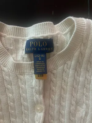 Girls Polo Cardigan ( 12-14 Large) thumbnail 9