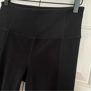 Athleta Elation Hybrid Tights Leggings Black Sz Small Ribbed High Rise thumbnail 10