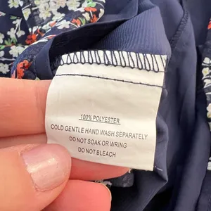 Selfie Leslie Here comes the sun cherub puff sleeve sweetheart neckline blue floral dress size thumbnail 10