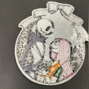 Disney Parks - Jack and Sally - Embroidered Patch thumbnail 3