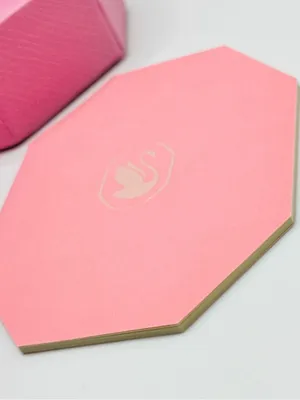 Swarovski Crystal Triangle Ring in Pink Gift Box thumbnail 7