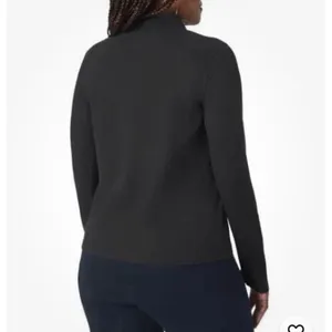 Mondetta 1/4 Zip Active Ribbed Top Black Women's Size M Activewear thumbnail 2