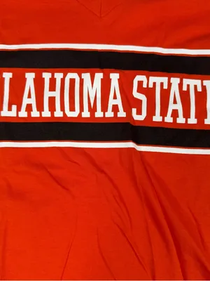 Camp David Oklahoma State Cowboys Womens S Orange V Neck T Shirt NWT OSU thumbnail 2