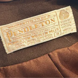 PENDLETON brown wool top blazer jacket made in USA women’s Small thumbnail 2