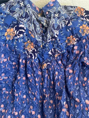 Free People Wildflower Fields‎ Henley Tunic thumbnail 4