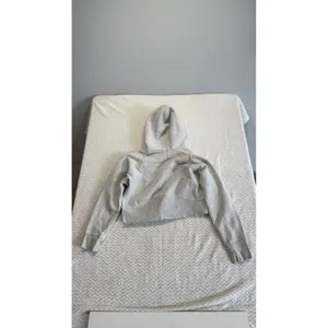 Lululemon Pullover Hoodie Heathered Core Ultra Light Grey Cropped Size 2 thumbnail 3